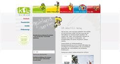Desktop Screenshot of kl-verlag.de